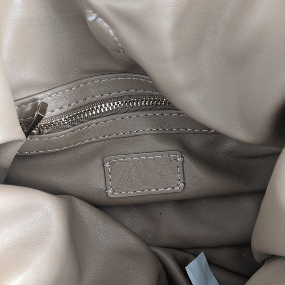 Zara Tan Bucket Shoulder Bag - Picture 5 of 6